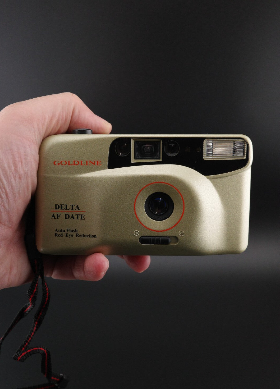 Goldline Delta AF DATE Vintage 1990's Compact 35mm Film Camera - Boxed & Working