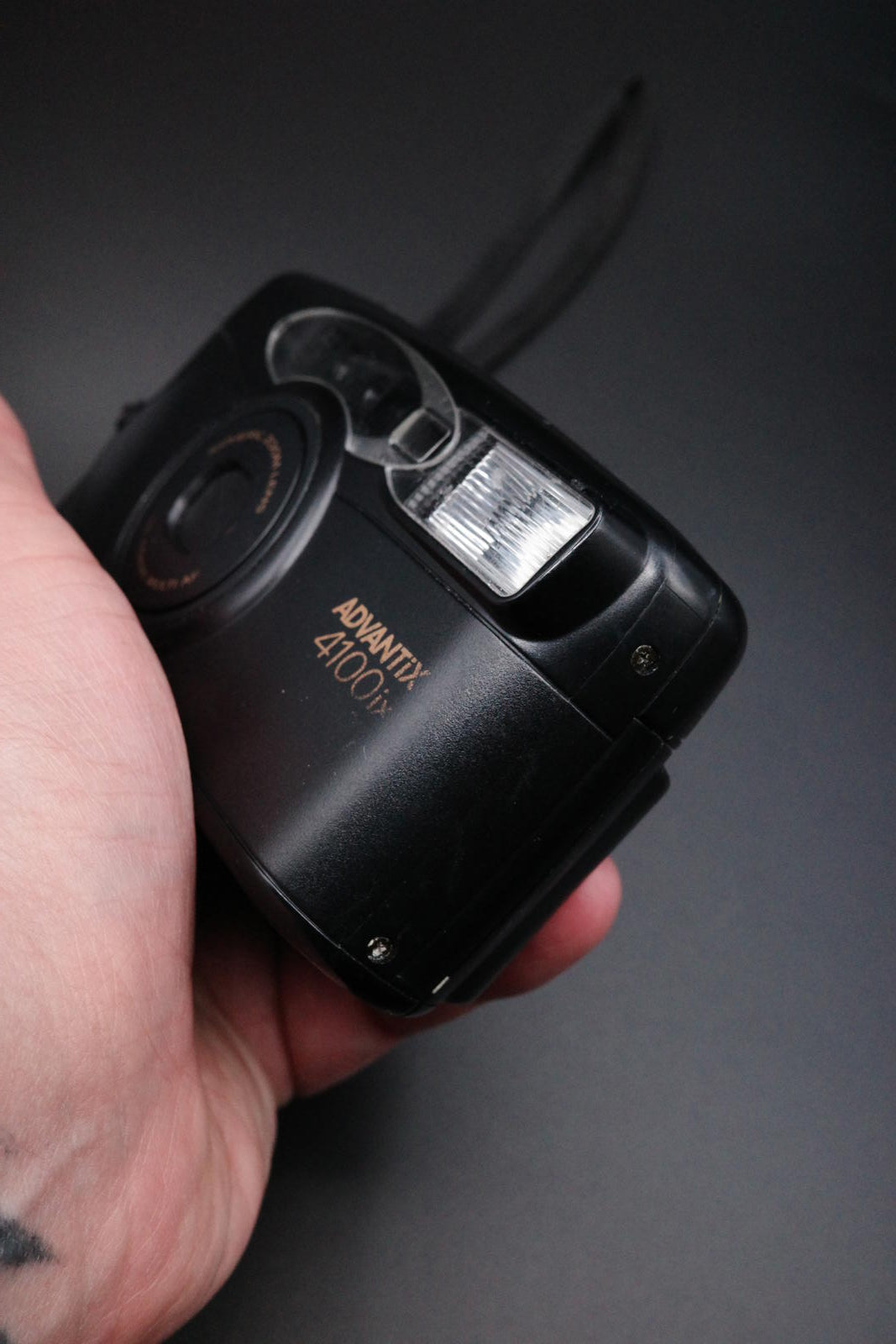 Kodak Advantix 4100ix Zoom APS Film Camera Black Tested & Working