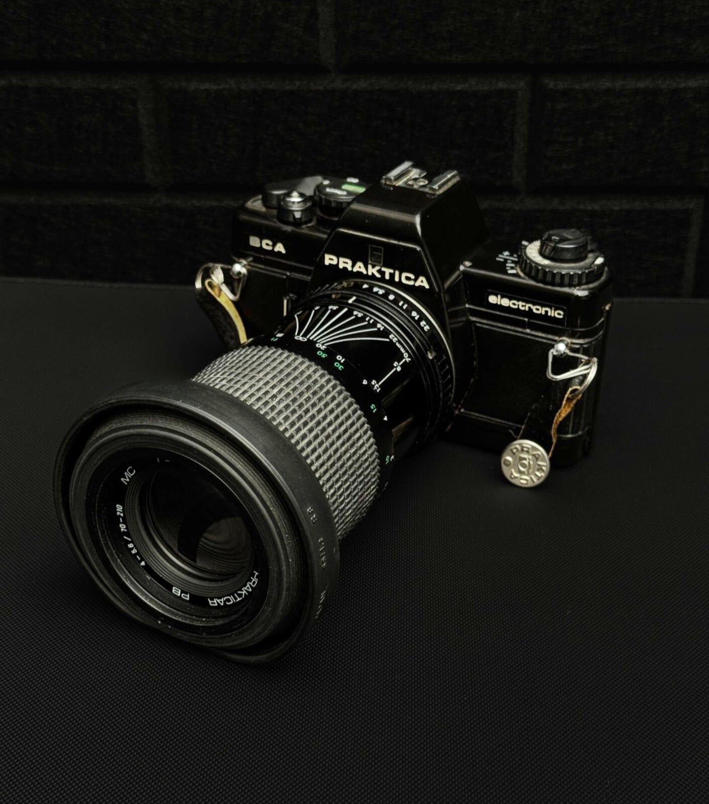 Praktica BCA Electronic 35mm SLR Camera + Pentacon 70-210mm Lens - Working