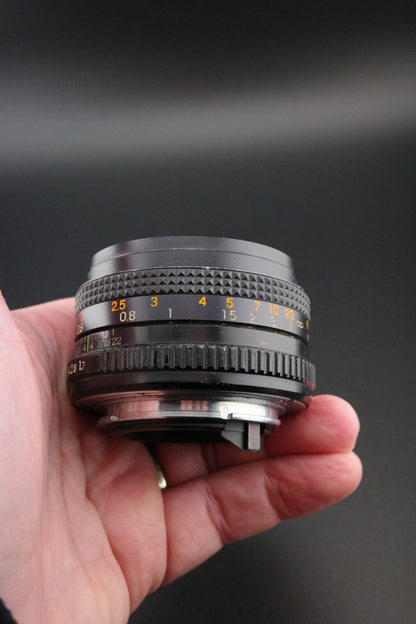 Cimko MT Series 50mm f1.7 MC Lens Pentax K PK Mount Tested Clean Japan