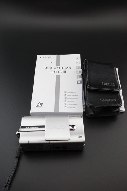 Canon Ixus III Vintage APS Film Camera - Boxed With Expired Film - Working