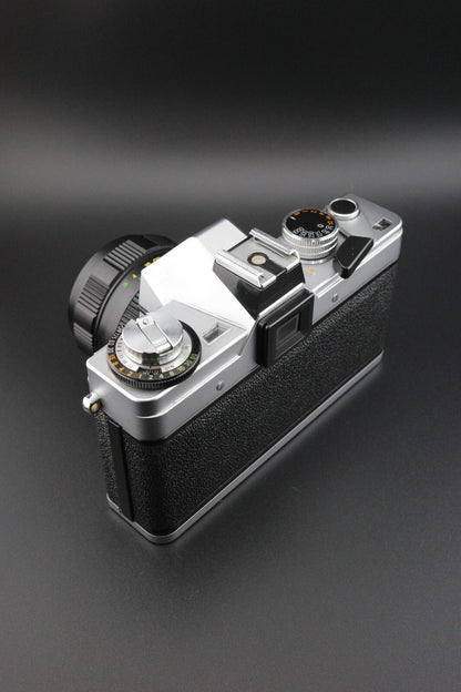 Praktica LB2 Vintage 35mm SLR + Helios 44M-4 58mm f2 M42 Film Tested & Working