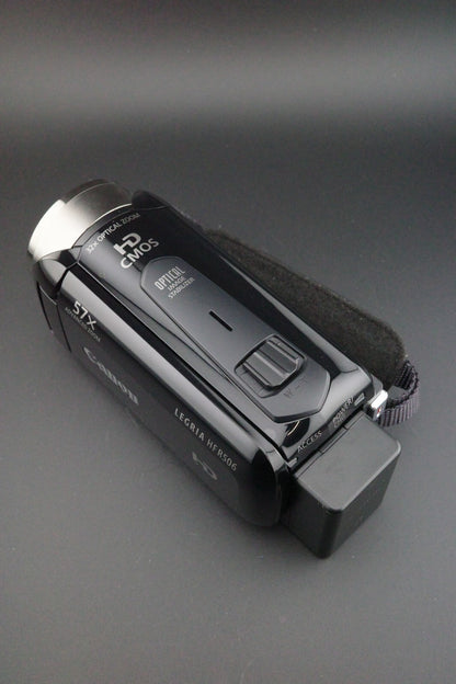 Canon LEGRIA HF R506 Full HD Camcorder Boxed Battery Charger Cables Excellent