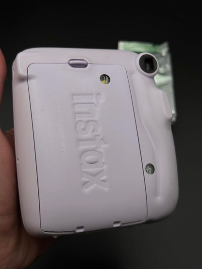 Boxed Fujifilm Instax Mini 11 Lilac Instant Camera + Film & Batteries - Working