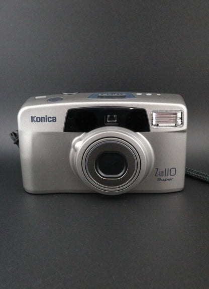 Konica Z-Up 110 Super 35mm Film Camera 38-110mm Film Tested Working New Battery