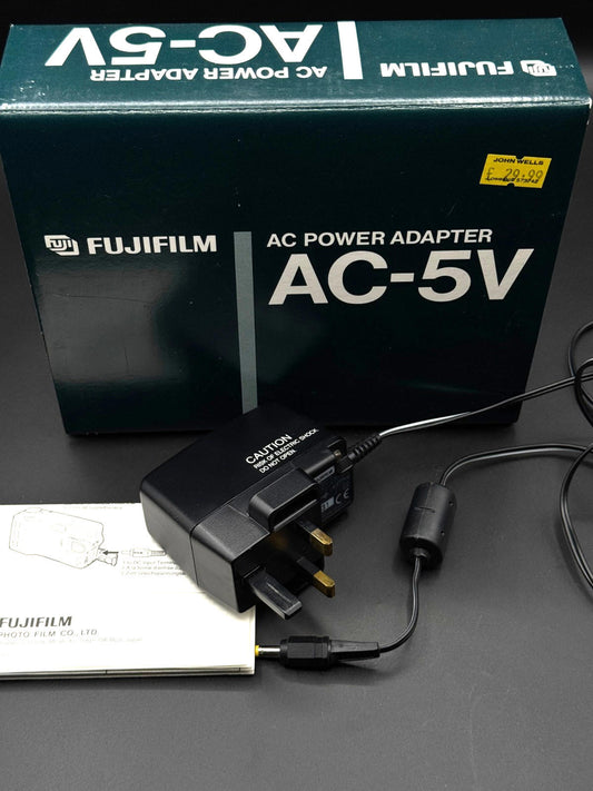 Genuine Boxed FujiFilm AC Adapter Battery Charger AC-5V EG For Fujifilm Cameras