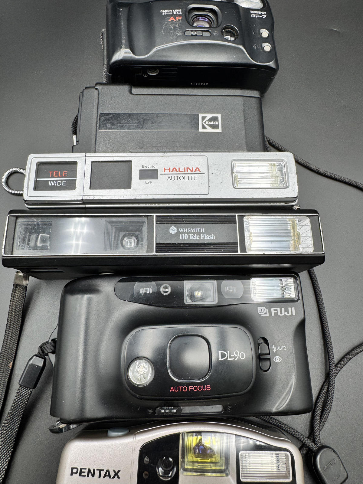 6 Vintage Film Camera Bulk Untested Job Lot - For Spares, Repair or Display