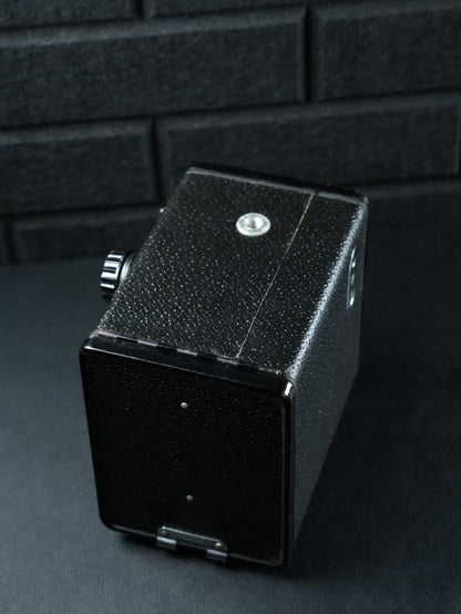 Kodak Brownie Flash III Vintage 1950's 127 Film Box Camera + Case - Working W541