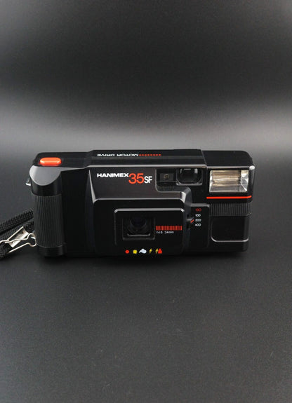 Hanimex 35 SF Vintage 1980's 35mm Film Point and Shoot Camera - Tested & Working