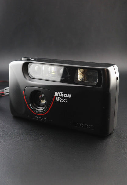 Nikon AF200 Vintage 1990's 35mm Point and Shoot Film Camera - Tested & Working