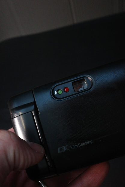 Halina Vision C-XMS 35mm Film Point & Shoot Camera + Case Tested & Fully Working