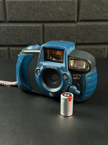 Minolta Vectis GX-1  1990's Weatherproof APS Film Camera - Working, Read Details