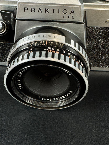 Praktica LTL 35mm Film SLR Camera + Zeiss Jena Tessar 2.8 50mm - Winds & Fires