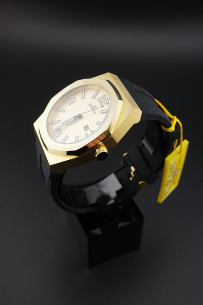 Brand New & Boxed Invicta Huracan 45775 Men’s Watch 48mm Black Gold Dial