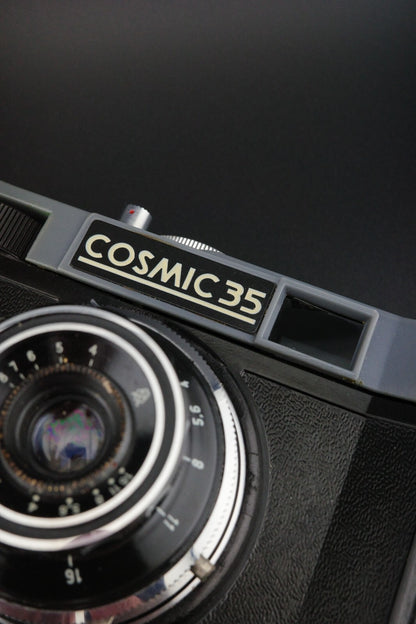 Cosmic 35 Vintage 35mm Film Camera + Original Case Faulty Spares Repair Display