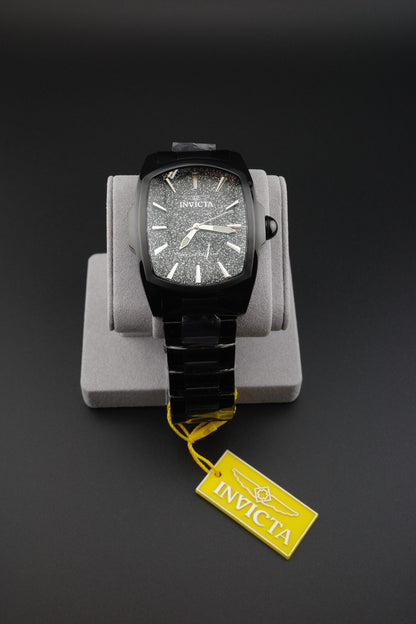 Invicta Lupah 50803 Men's Quartz Watch 47mm Black Stainless Steel - New & Boxed