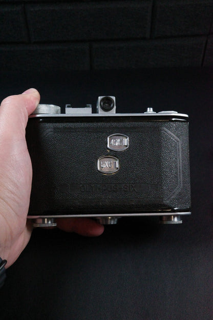Olympus Six D.Zuiko 75mm f/3.5 6x6 Folding Film Camera Tested & Working