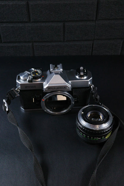 Working Fujica STX-1 Vintage 1980's 35mm SLR Film Camera - X-Fujinon 50mm f/1.9