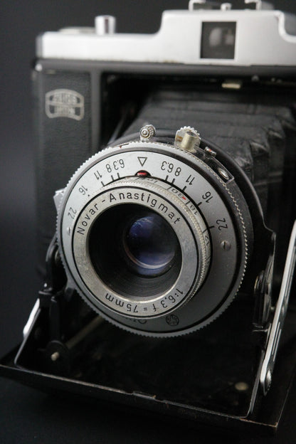 Zeiss Ikon Nettar 517/16 Vintage 1950's Folding 120 Film Camera Tested & Working