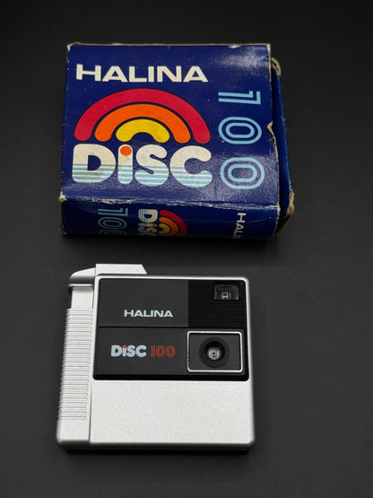 Vintage Retro 1980s Halina Disc 100 Camera - Boxed, Tested & Working