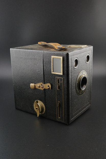 Vintage Kodak Six-20 Popular Brownie 620 Film Box Camera + Box Tested & Working