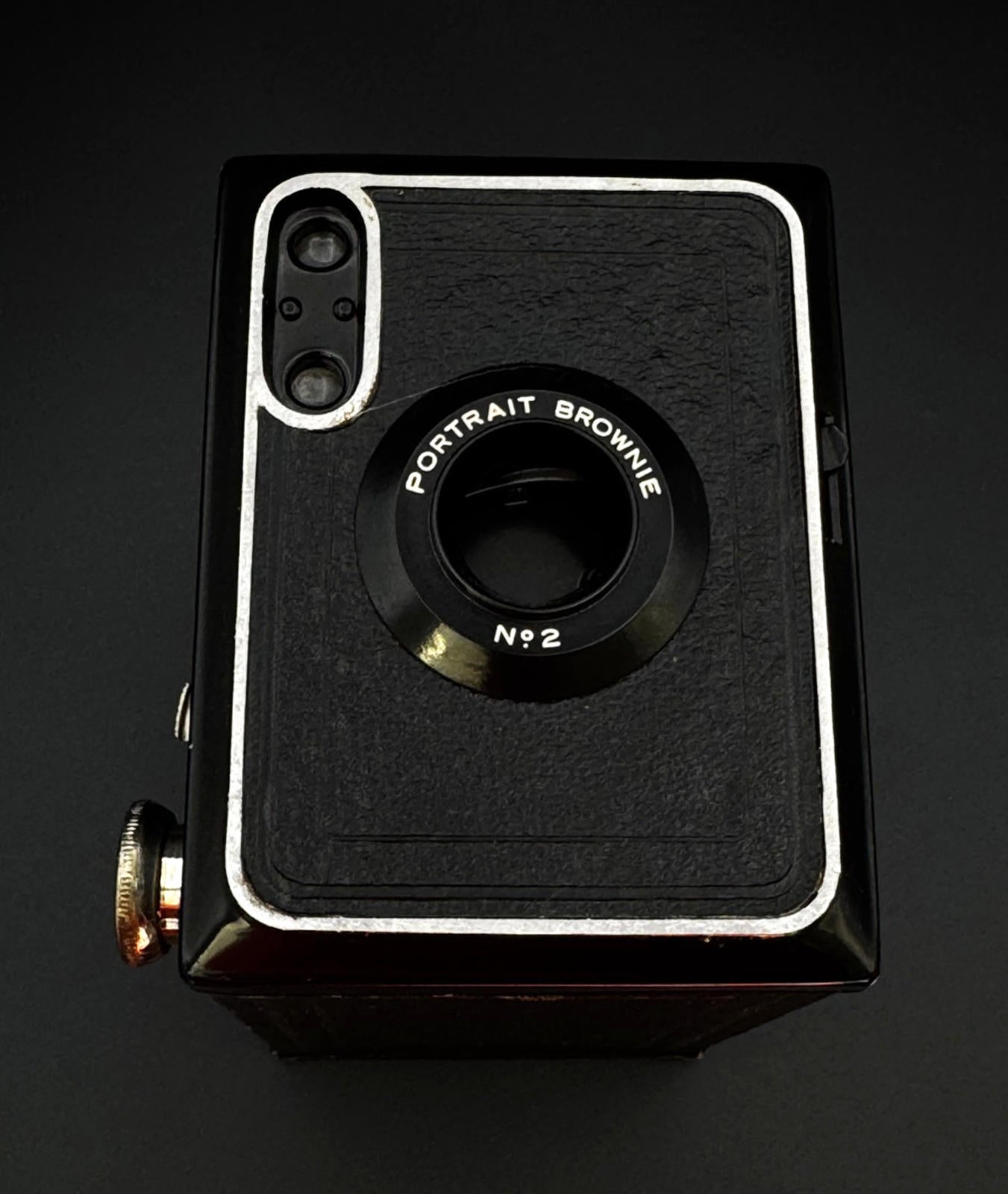 Vintage Kodak Brownie No.2 Portrait 120 Film Model F Box Camera Tested & Working