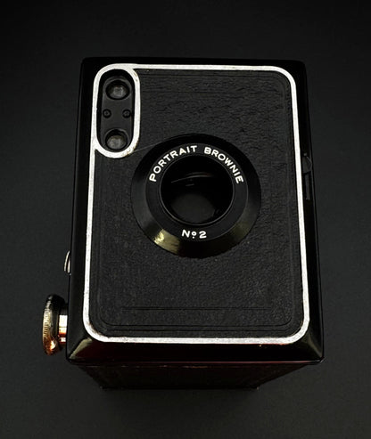 Vintage Kodak Brownie No.2 Portrait 120 Film Model F Box Camera Tested & Working