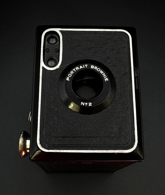 Vintage Kodak Brownie No.2 Portrait 120 Film Model F Box Camera Tested & Working