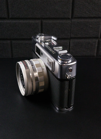 Yashica Minister III Vintage 1960's 35mm Rangefinder Camera & Case - Working