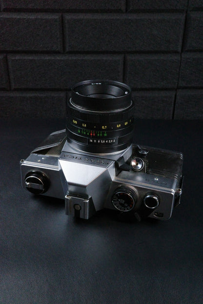 Vintage Praktica MTL 3 35mm SLR Camera + Helios 44-M f2 58mm Lens - Read Details