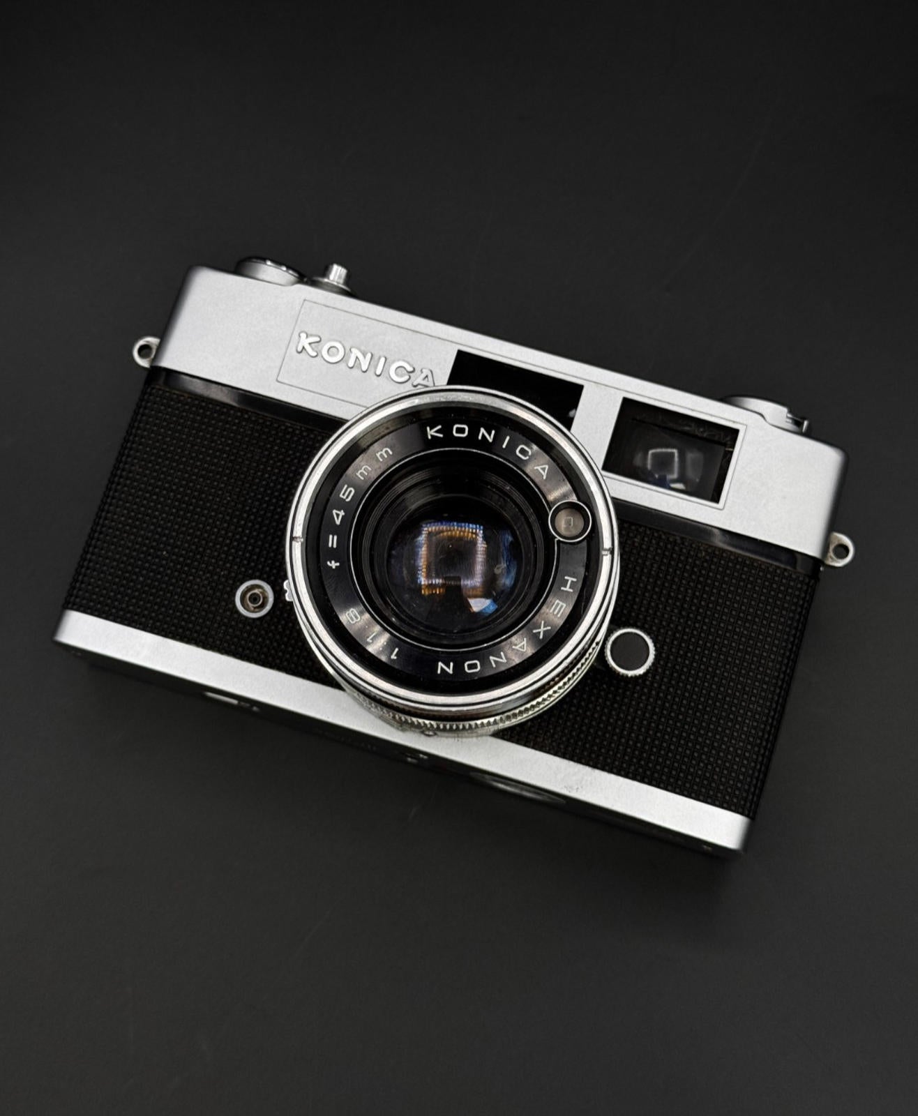 Konica Auto S2 Vintage 1960's Rangefinder 35mm Film Camera - Faulty (D316)