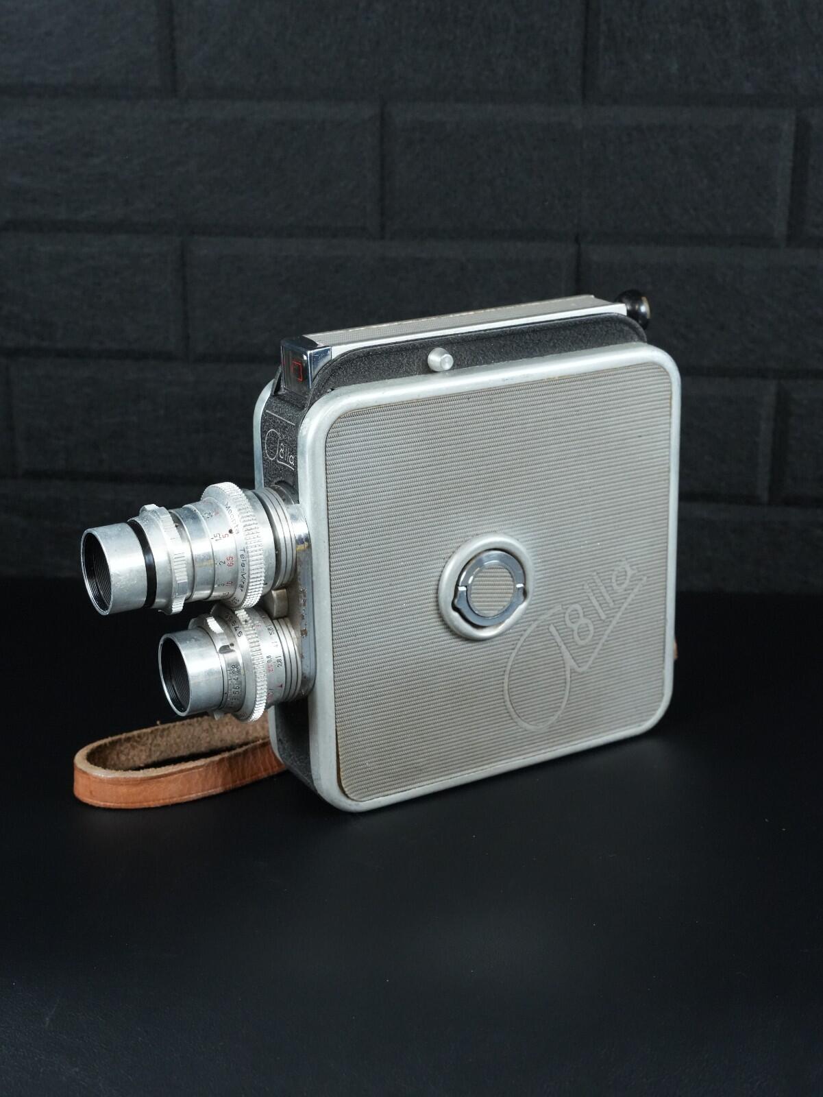 Meopta A8 lla Vintage 1950's Double 8mm Cine Film Camera - Spares or Repair
