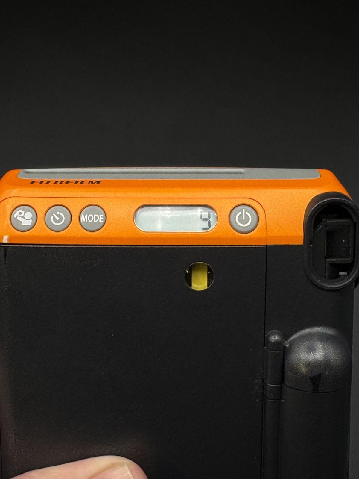 Fujifilm Instax Mini 70 Orange Instant Camera + Batteries & Film (Read Details)