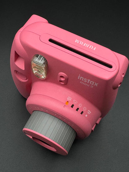 Fujifilm Instax Mini 9 Flamingo Pink Instant Camera + Film & Case - Working