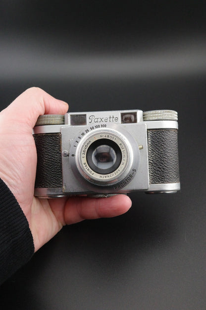 Vintage 1950's Braun Paxette 35mm Camera + Case - Faulty Spares or Repair