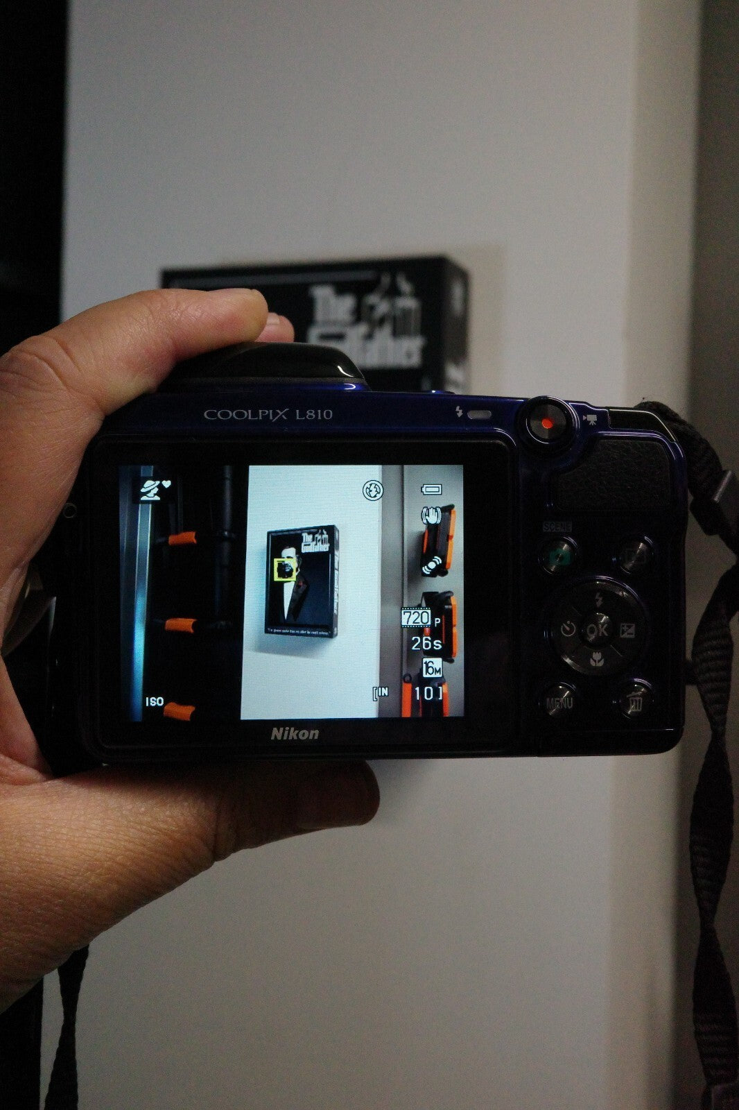 Nikon Coolpix L810 16.1MP Blue Digital Bridge Camera 26x Optical Zoom - Working