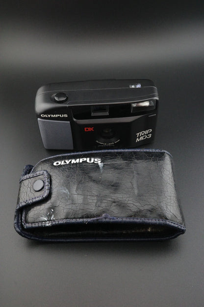 Olympus Trip MD3 35mm Film Camera Vintage Point & Shoot - Tested and Working