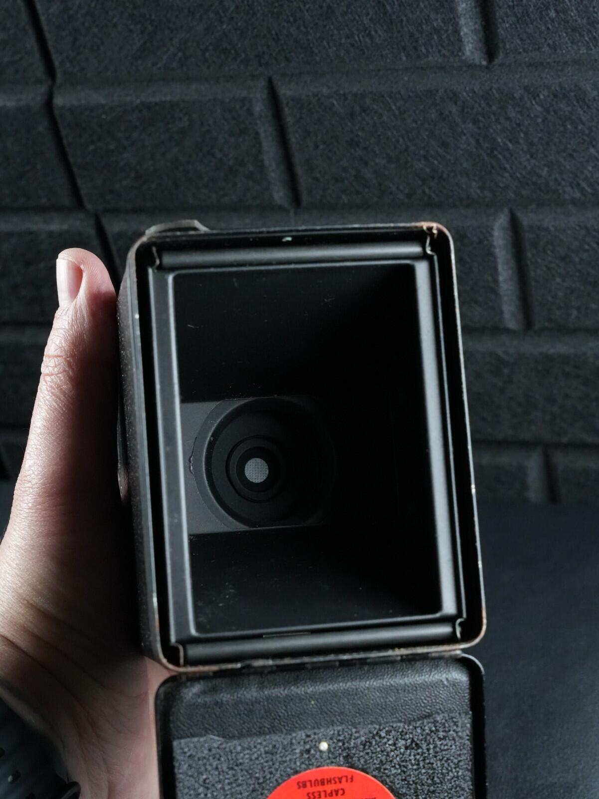 Kodak Brownie Flash III Vintage 1950's 127 Film Box Camera + Case - Working W541