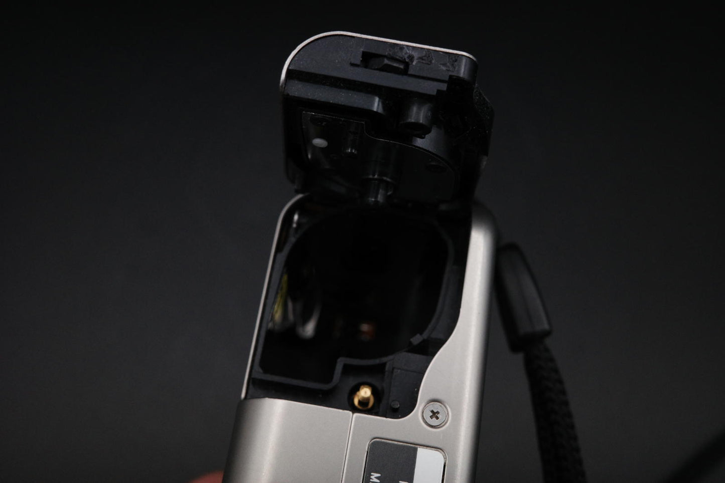 Vintage Minolta Vectis 300 Stainless Steel APS Film Camera - Tested Working