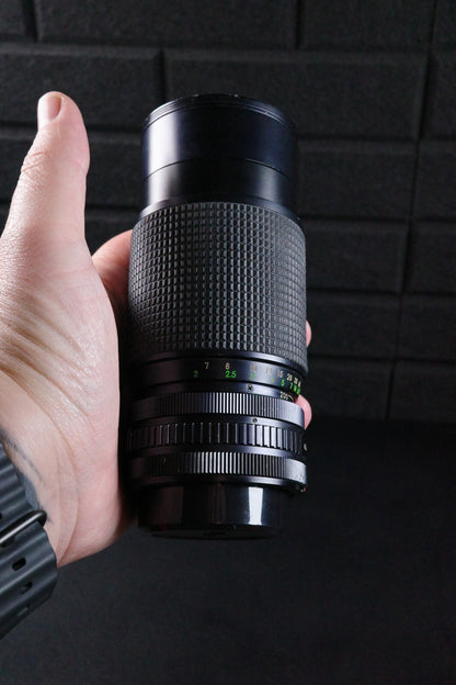 Super-Paragon 80-200mm f/4.5 Macro Zoom Lens - Canon FD Mount - Heavy Fungus
