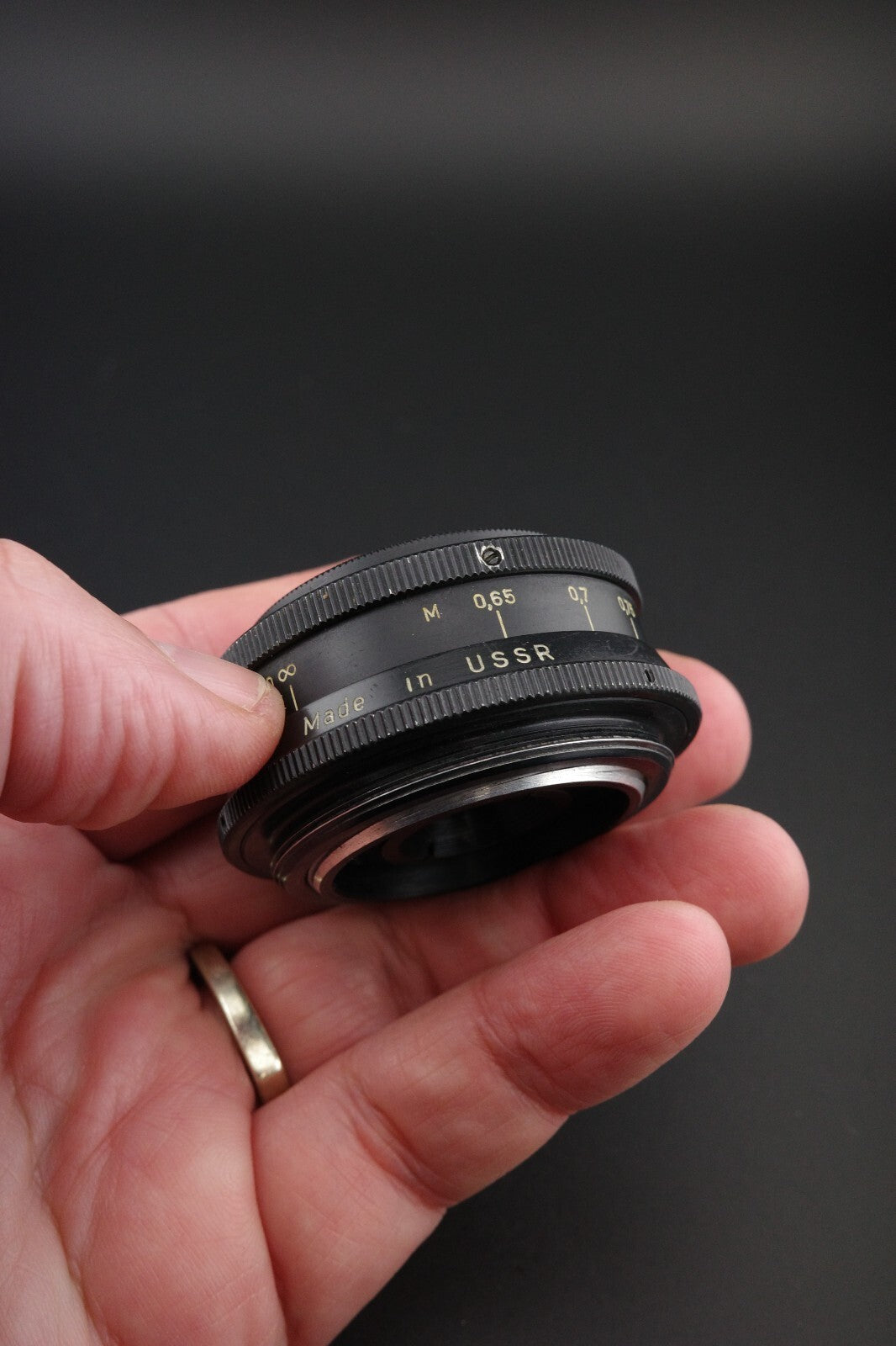 Industar-50-2 50mm f/3.5 M42 Screw Mount Vintage 1960's Soviet Pancake Lens