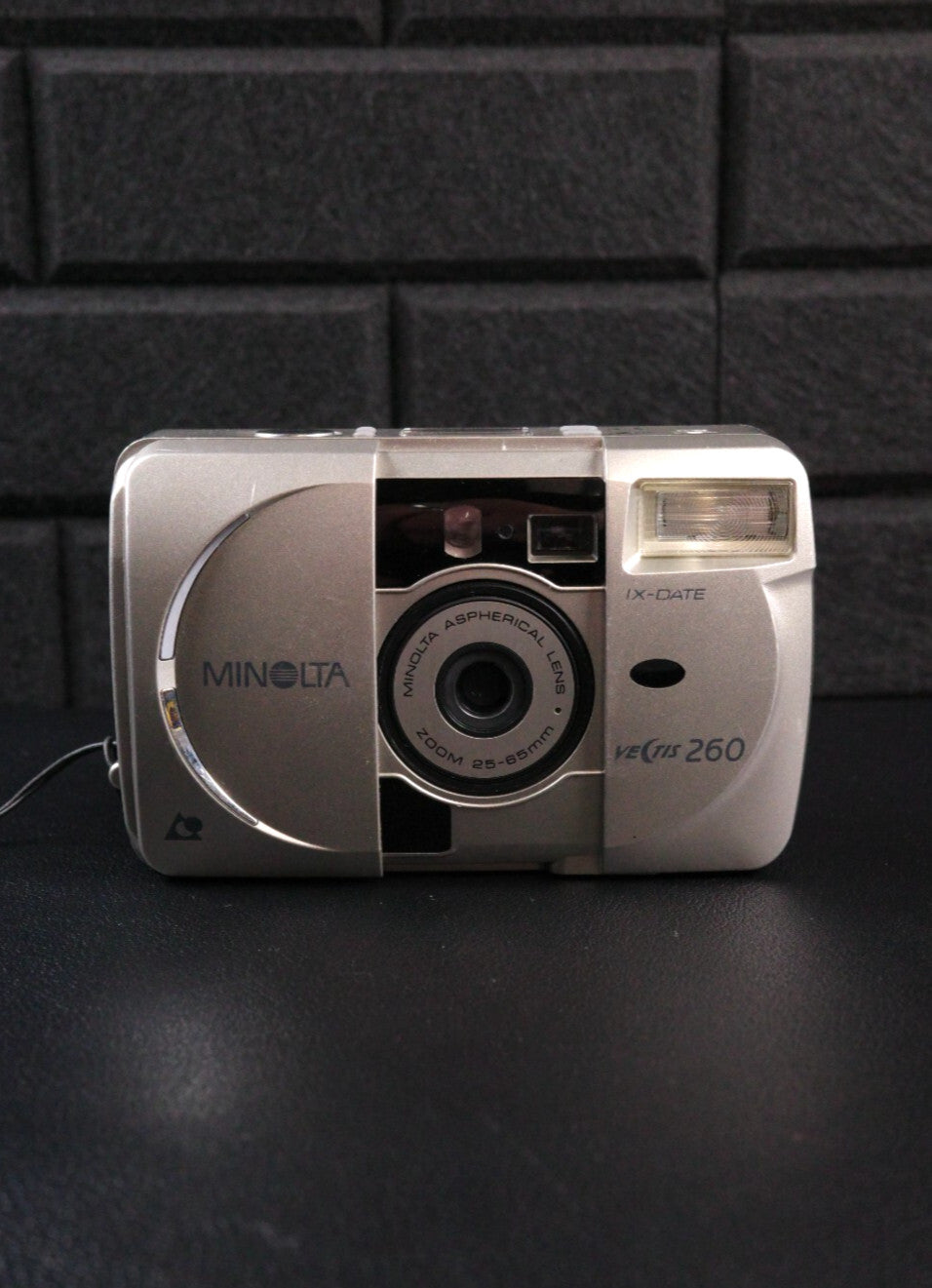 Minolta Vectis 260 IX-Date Vintage 1990's APS Film Camera - Tested & Working