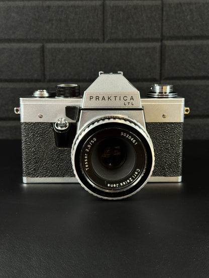 Praktica LTL 35mm Film SLR Camera + Zeiss Jena Tessar 2.8 50mm - Winds & Fires