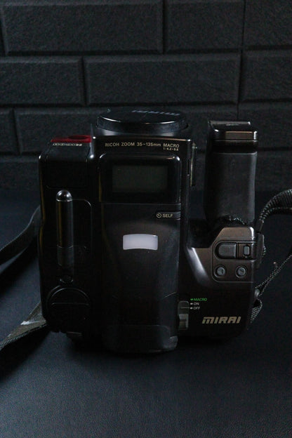 Ricoh Mirai Zoom 3 Vintage 1990's 35mm Film Bridge Camera 35-135mm - Working