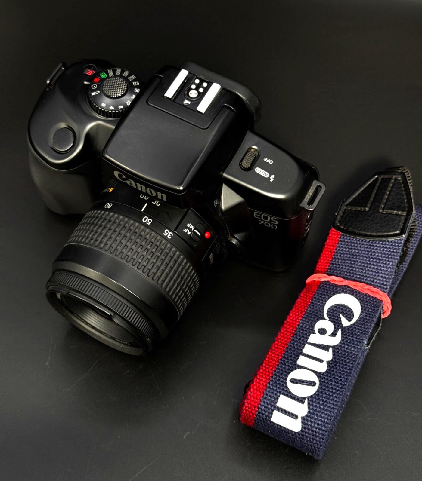 Canon EOS 700 35mm SLR Film Camera & 35-80mm Canon Lens - Working - Read Details