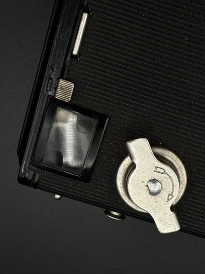 Vintage 1950s Agfa Synchro Box 120 Film Camera With Art Deco Design - Working