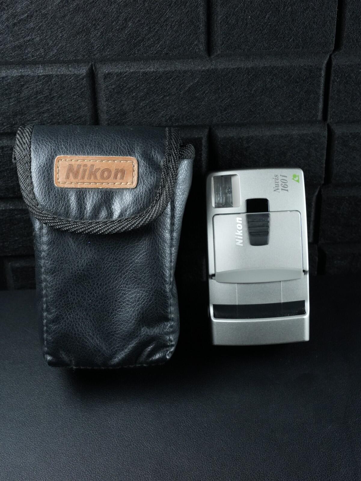 Nikon Nuvis 160i Vintage 1990's APS Zoom Camera + Case & Battery Fully Working