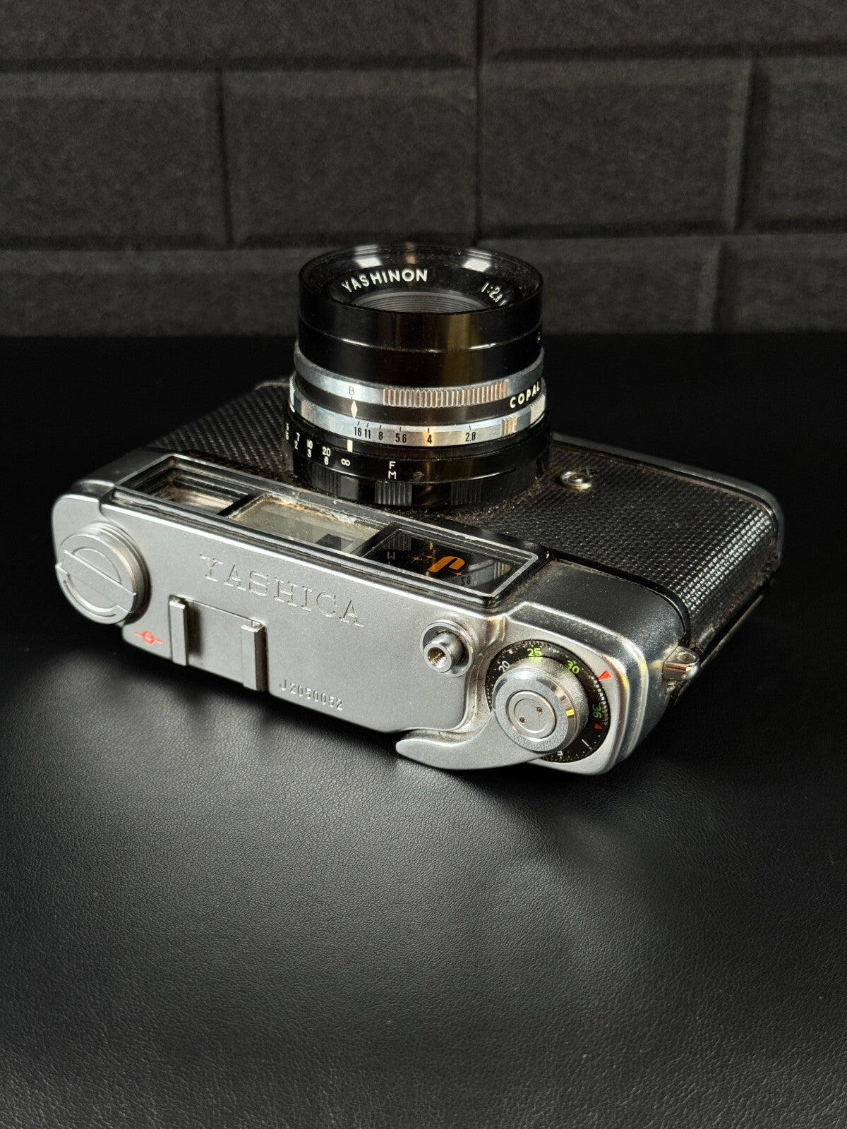 Yashica J Vintage 1960's 35mm Film Rangefinder Camera + Case - Tested & Working