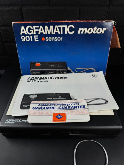 Agfamatic Motor 901E Vintage 1970's 110 Film Camera - Boxed, Tested & Working