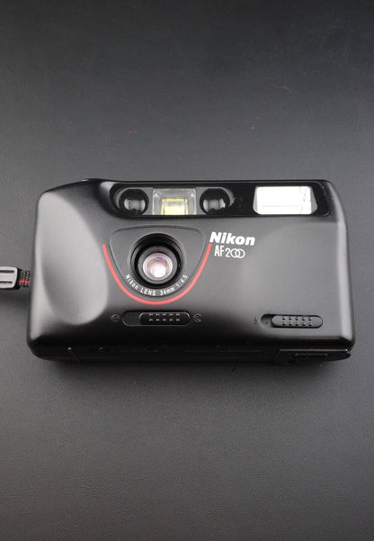Nikon AF200 Vintage 1990's 35mm Point and Shoot Film Camera - Tested & Working